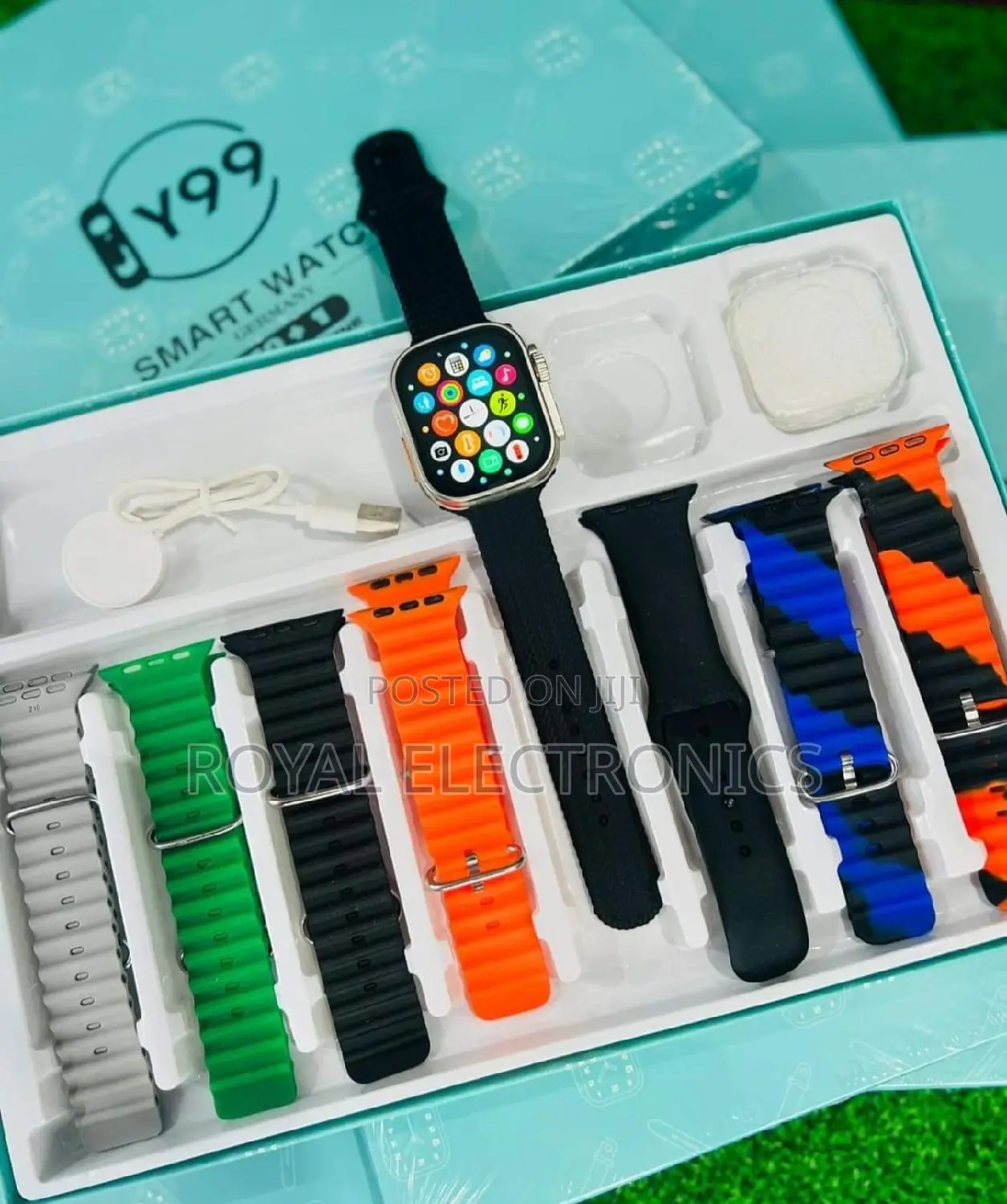 Original Ultra Smart Watch With ከ8 መቀያየሪያ ማሰሪያ እና ከቨር ጋር