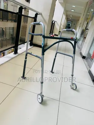 Folding Walker/ Wheels Walker Adjustable Width and Height,