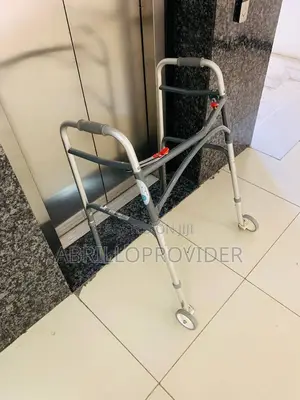 Medline Lightweight Folding Walker With 5" Wheels,