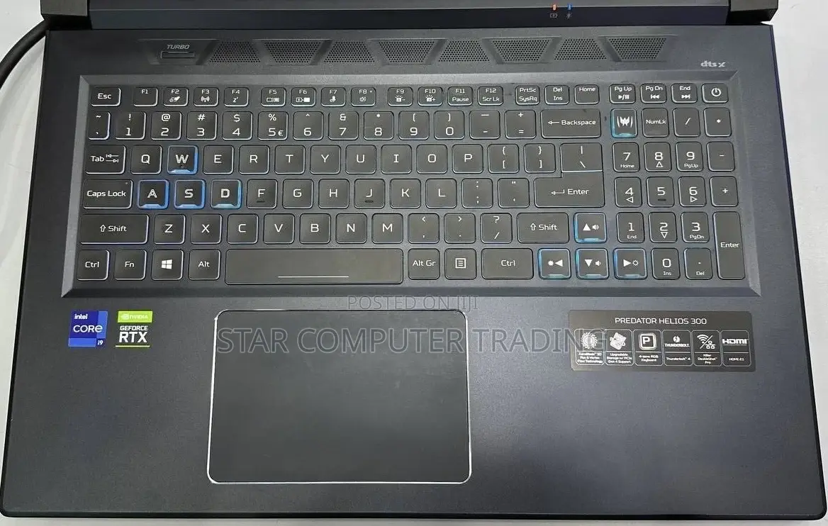 New Laptop Acer Predator 17 16GB Intel Core I9 SSD 512GB