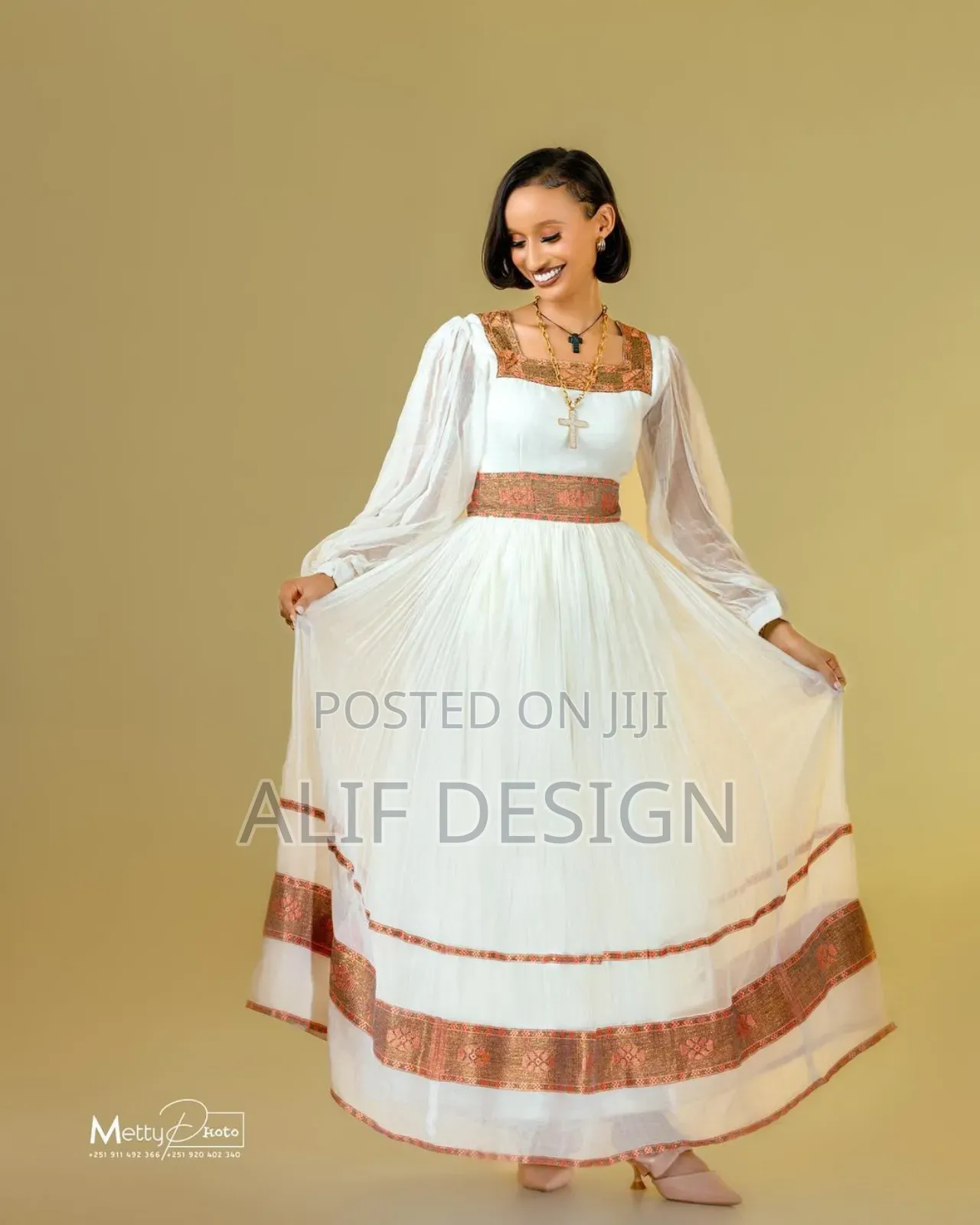 Traditional Clothes የባህል ልብስ Habesha Kemis ሀበሻ ቀሚስ