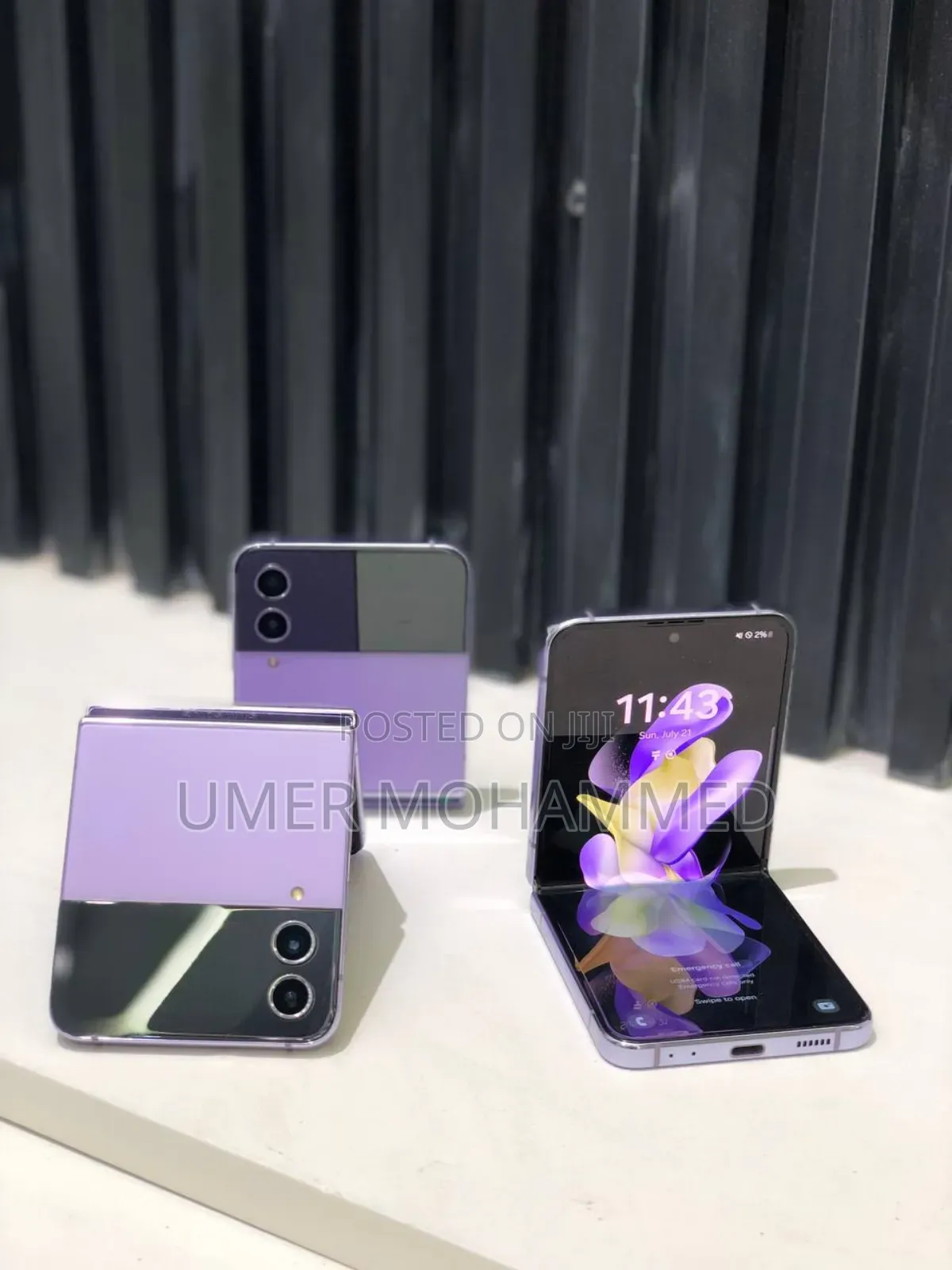 New Samsung Galaxy Z Flip4 256 GB Purple