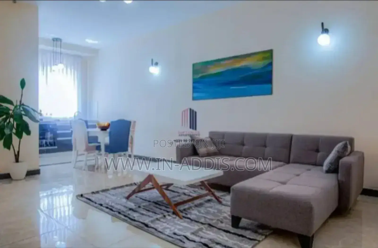 Furnished 1bdrm Apartment in Bole for rent