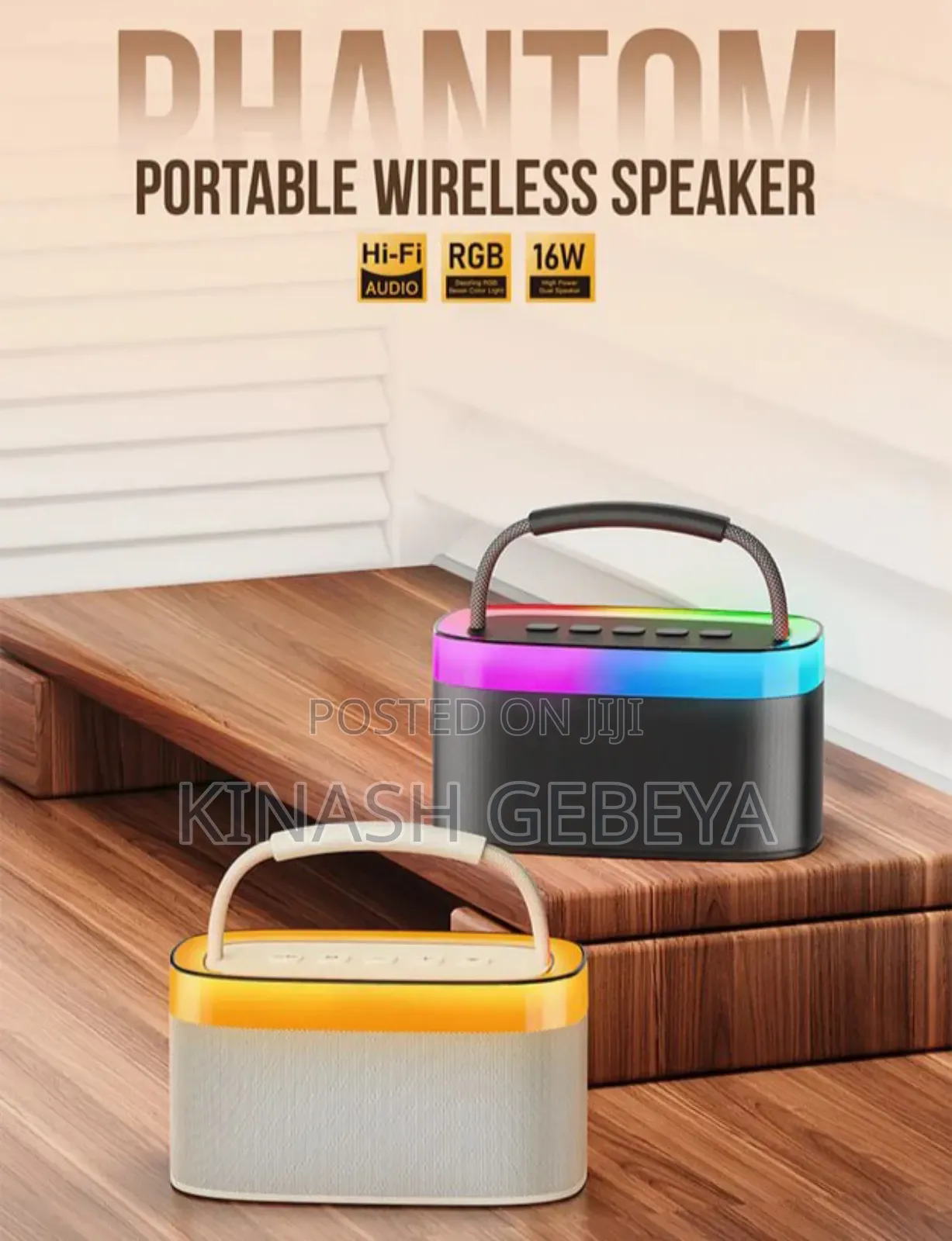 Phantom Wireless Bluetooth Speaker