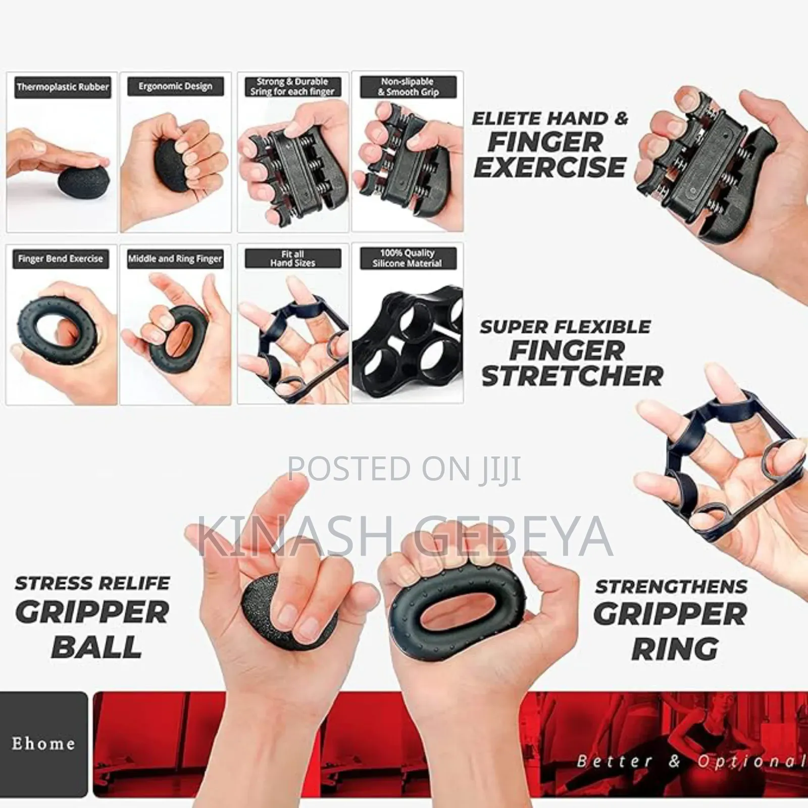 5in1 Hand Strengthener(የእጅ ማጠንከሪያ)