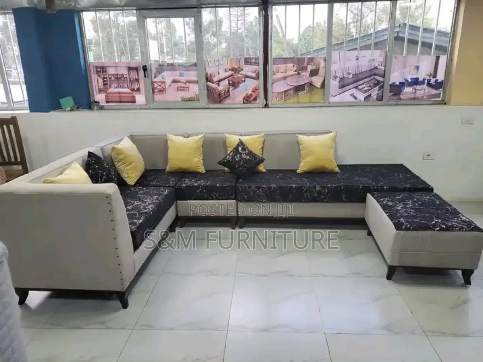 Cool and Simple L Shape Sofa Set