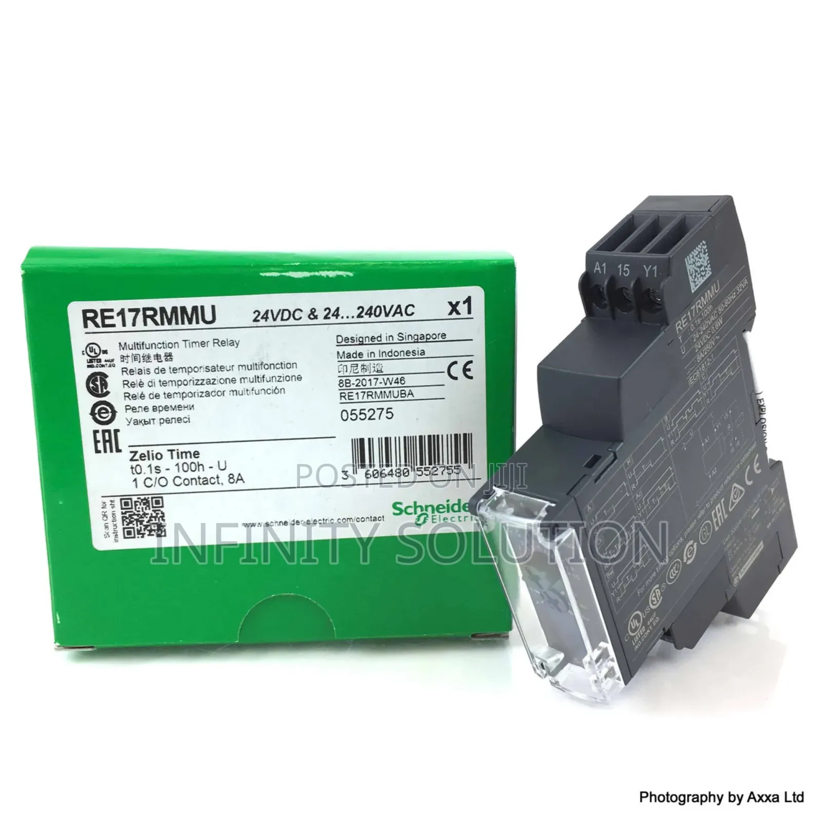 Timer Relay Re17rmmu Schneider 0.1s-100h