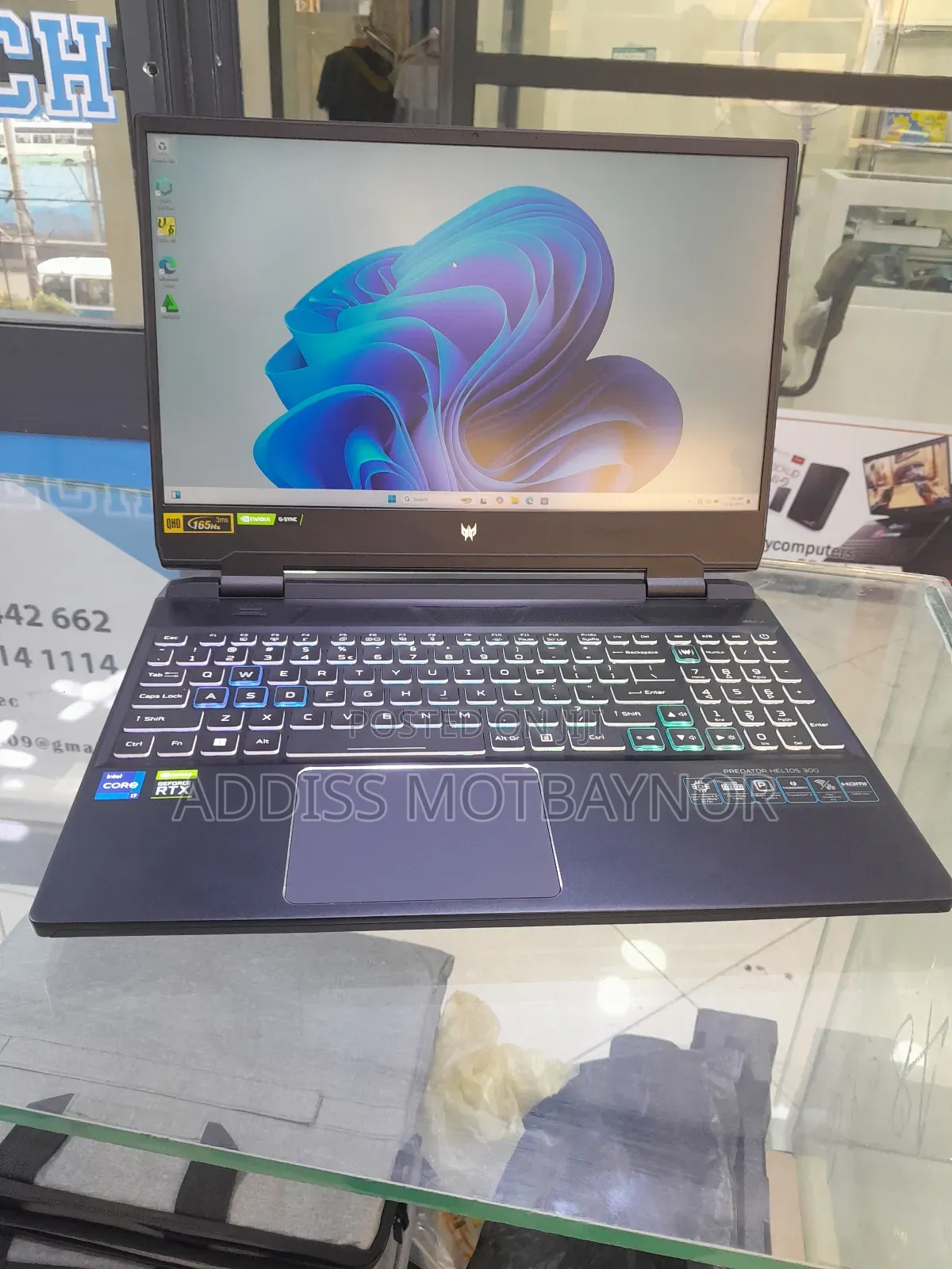 New Laptop Acer Predator Helios 300 16GB Intel Core I7 SSD 512GB