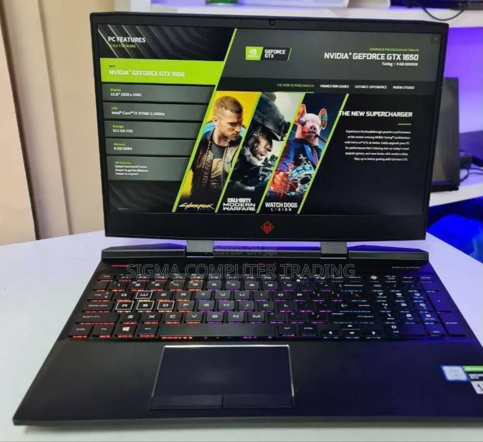 New Laptop HP Omen X 16GB Intel Core I5 SSD 512GB