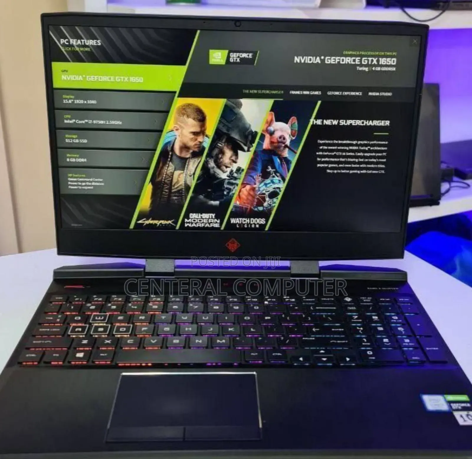 New Laptop HP Omen 15t 16GB Intel Core I5 SSD 512GB