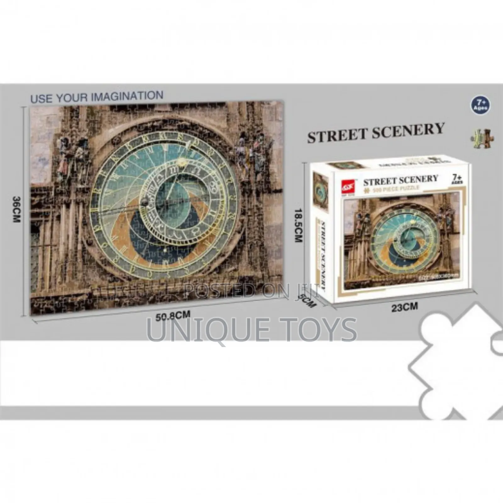 Street Scenery Jigsaw Puzzles, 500 Pieces