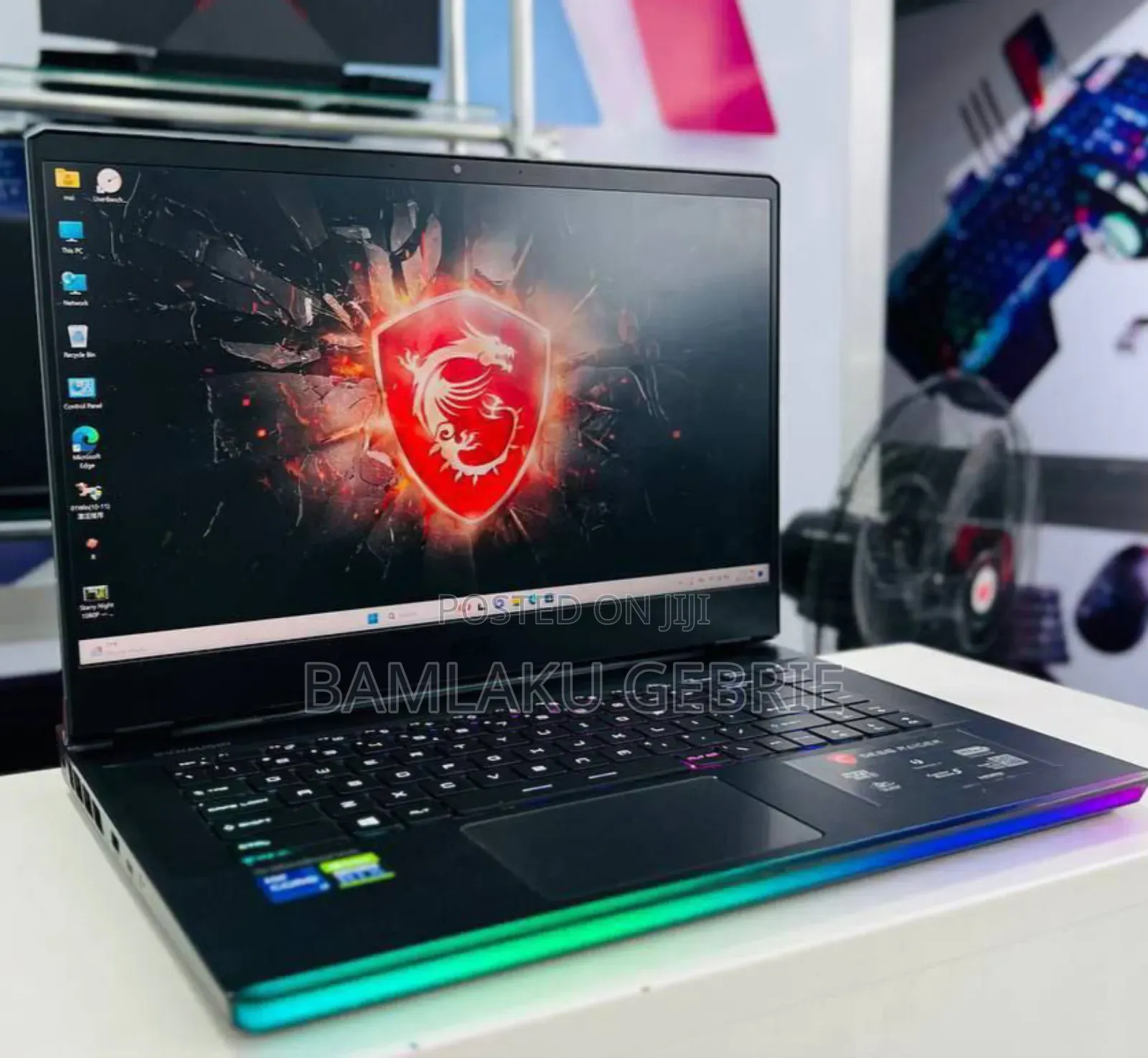 New Laptop MSI Raider GE76 12UGS 16GB Intel Core I7 SSD 1T