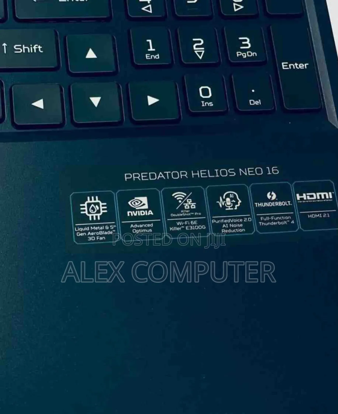 New Laptop Acer Predator Helios Neo 16 16GB Intel Core I9 SSD 1T
