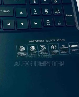 New Laptop Acer Predator Helios Neo 16 16GB Intel Core I9 SSD 1T