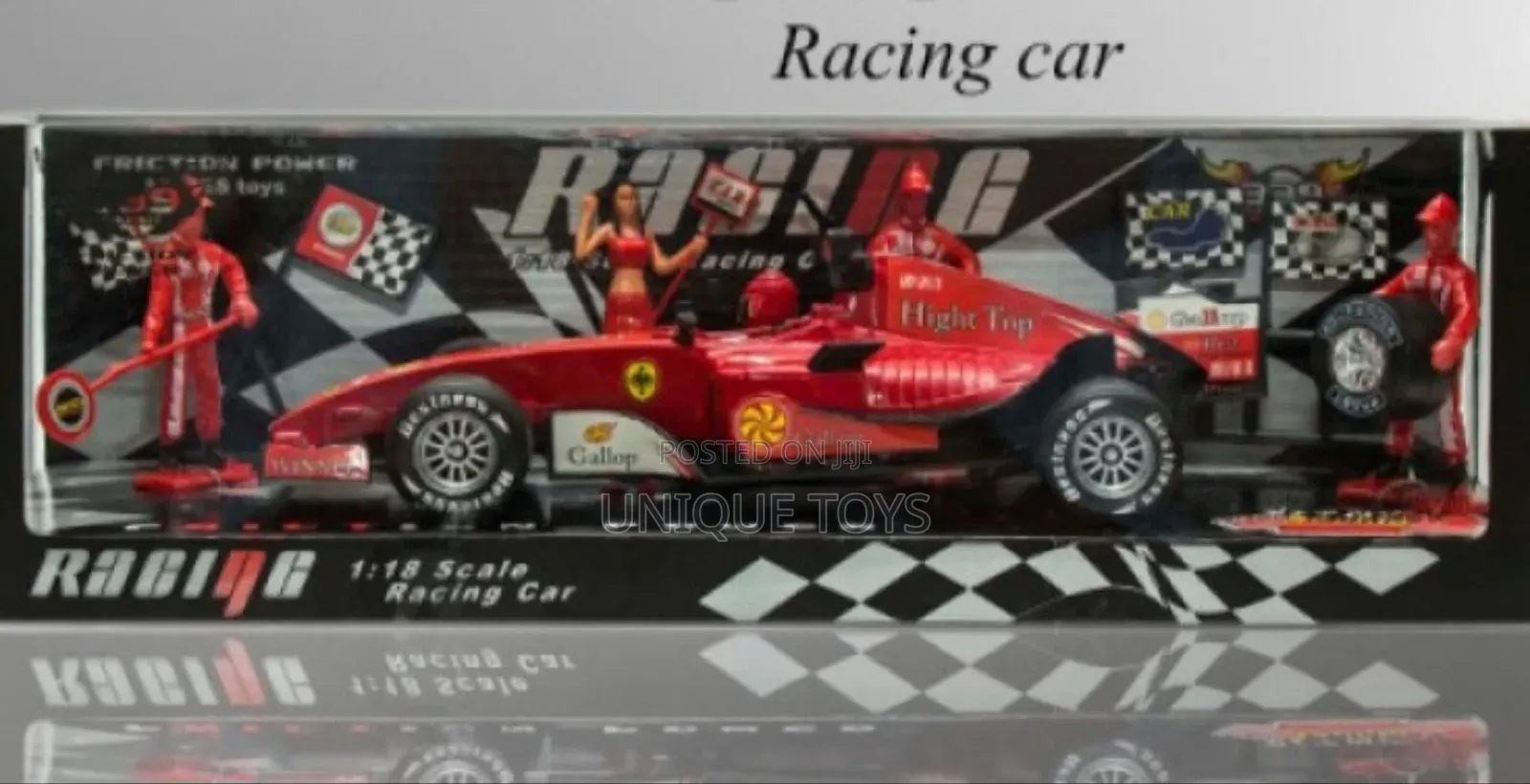 Ferrari Formula Racing Car, People Accessories, 1:18 Scale