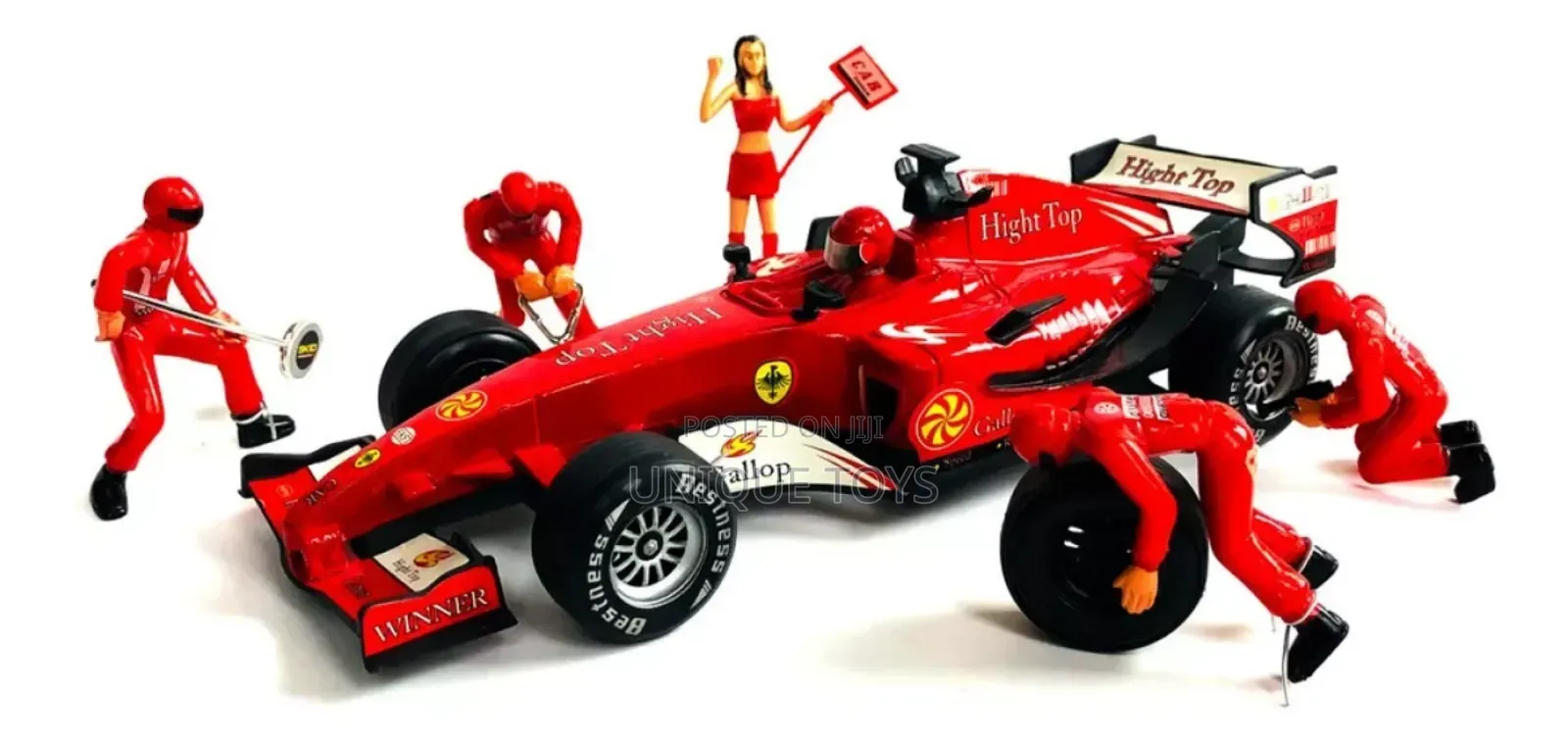 Ferrari Formula Racing Car, People Accessories, 1:18 Scale