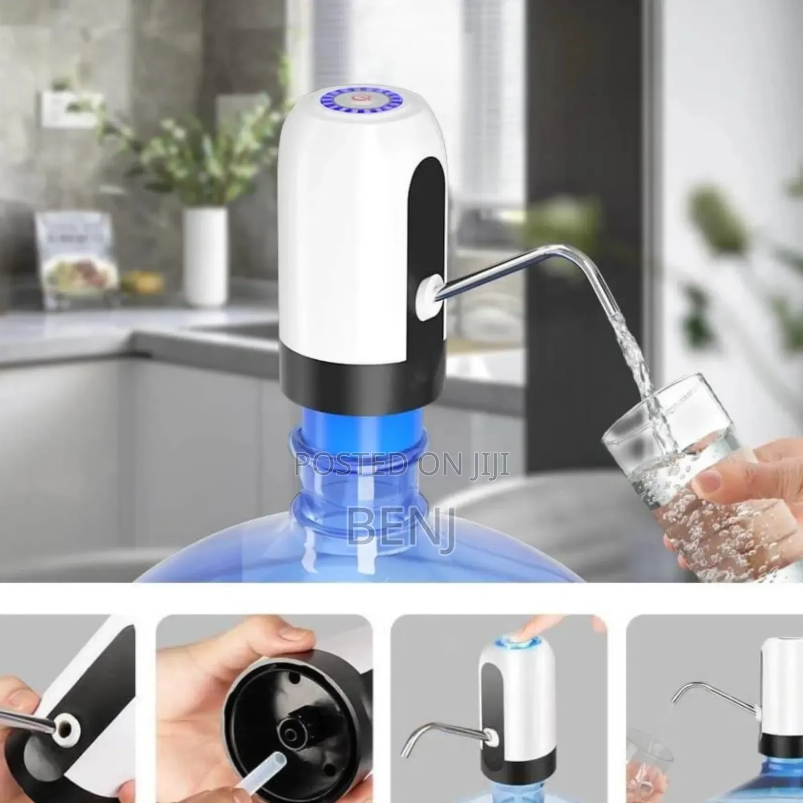 Water Dispenser | Rechargeable Pump | Energy Saving No Heat