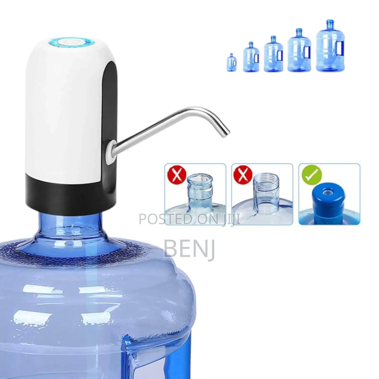 Water Dispenser | Rechargeable Pump | Energy Saving No Heat