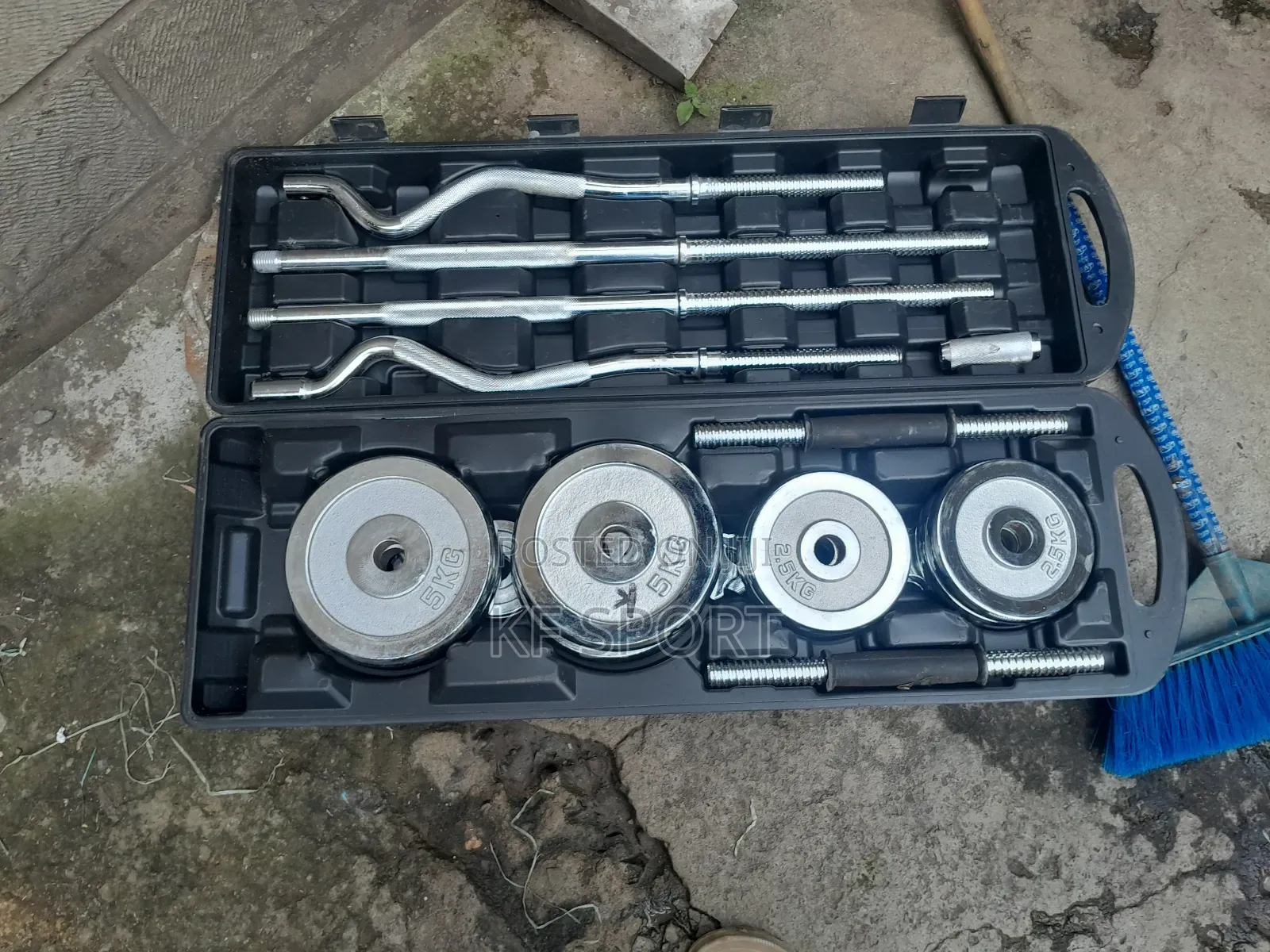 ዳምፔላና ባርቤል Set ( 55kg )