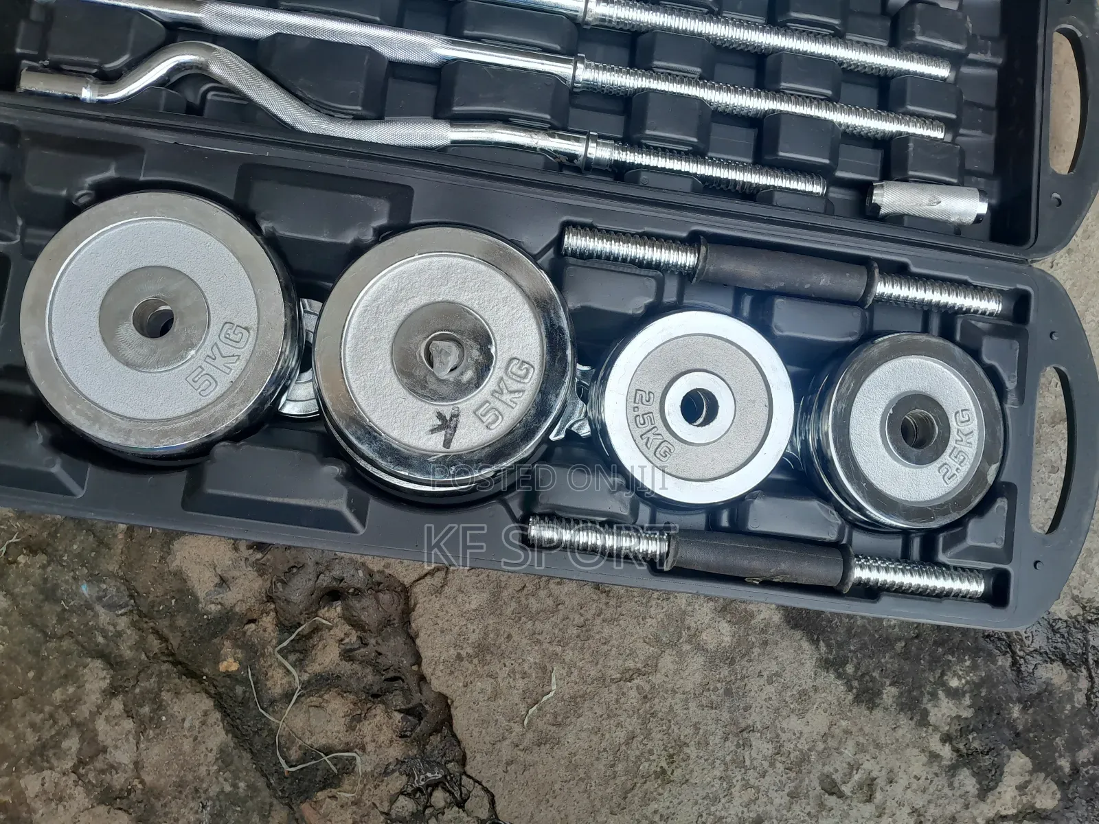 ዳምፔላና ባርቤል Set ( 55kg )