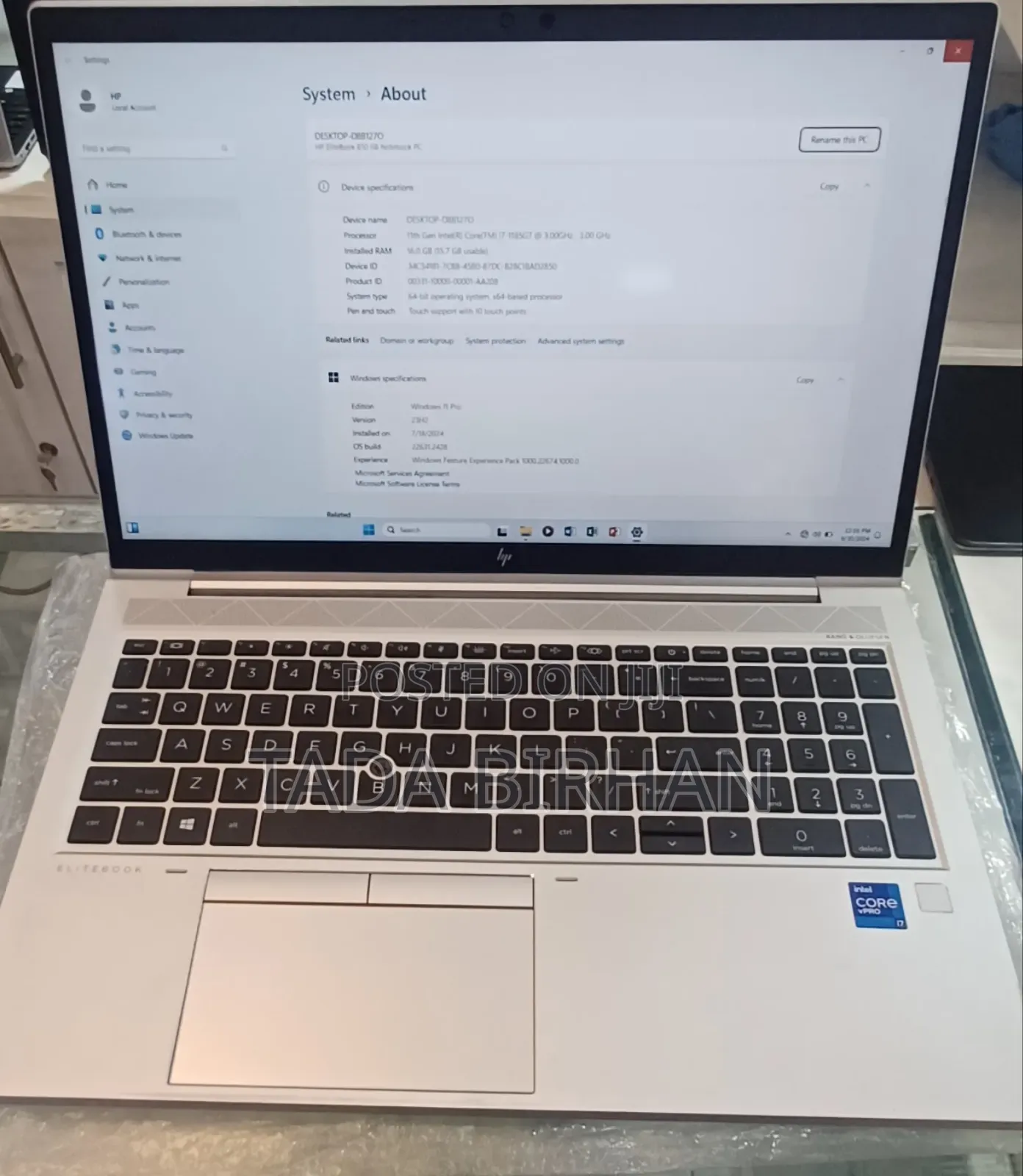 New Laptop HP EliteBook 1040 16GB Intel Core I7 SSD 1T