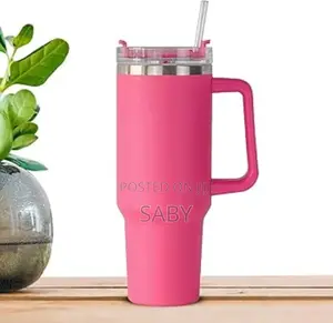 Photo - Portable Car Straw Coffee Insulation Cup