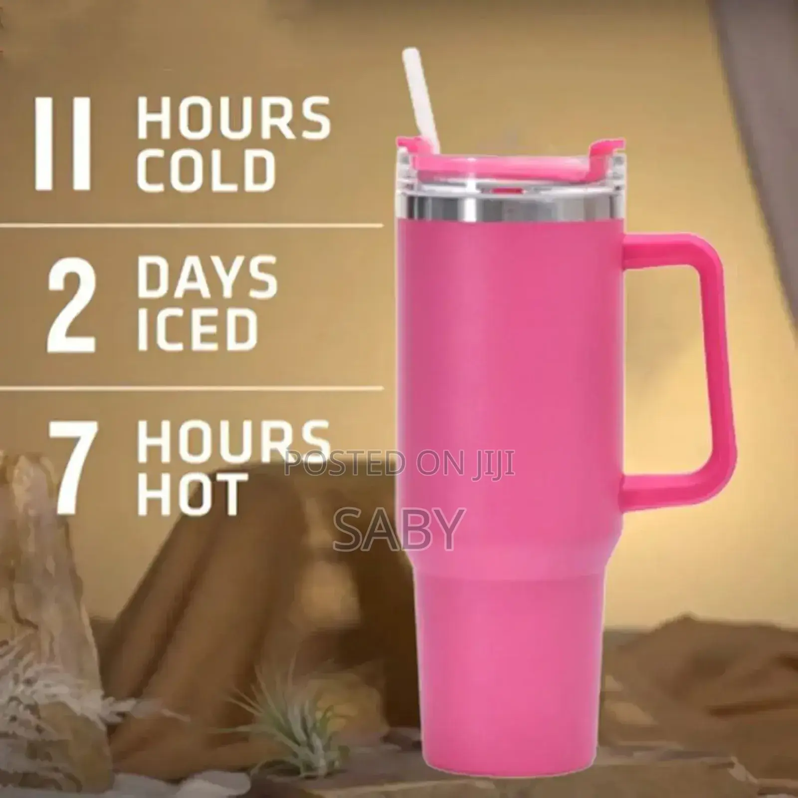 Portable Car Straw Coffee Insulation Cup