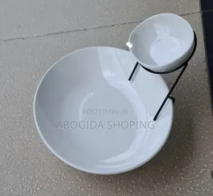 2 in 1 Porcelain Dessert Bowel