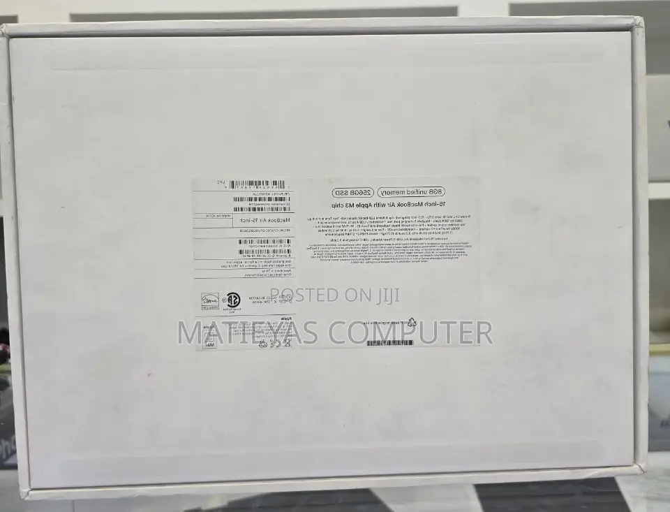 New Laptop Apple MacBook Air 8GB Apple M3 SSD 256GB