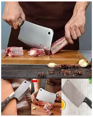 Photo - Meat Choping Knife የስጋና አጥንት መከትከቻ የማንዝግ ብረት