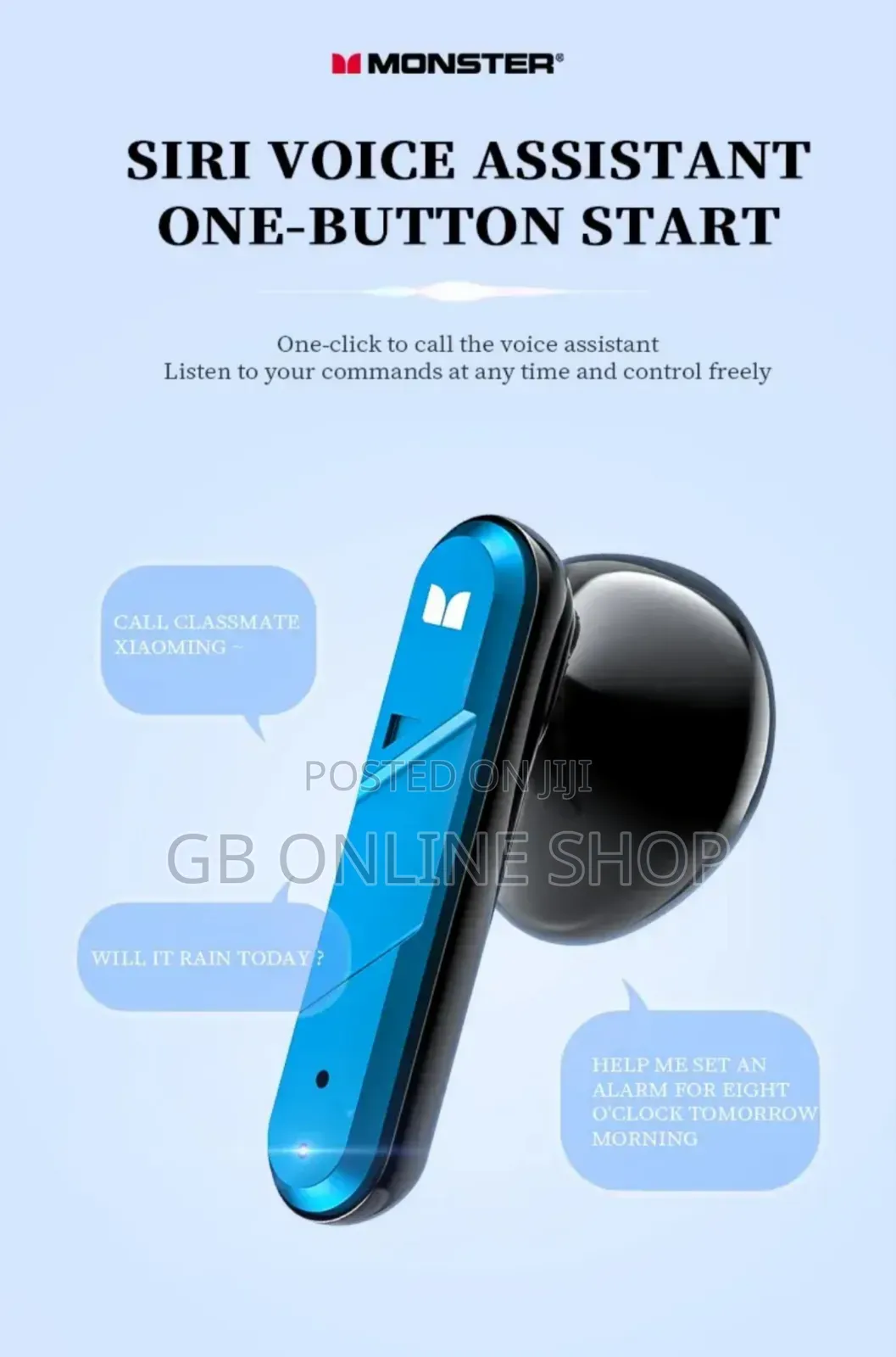 Monster XKT09 Bluetooth 5.2 Waterproof Earphones