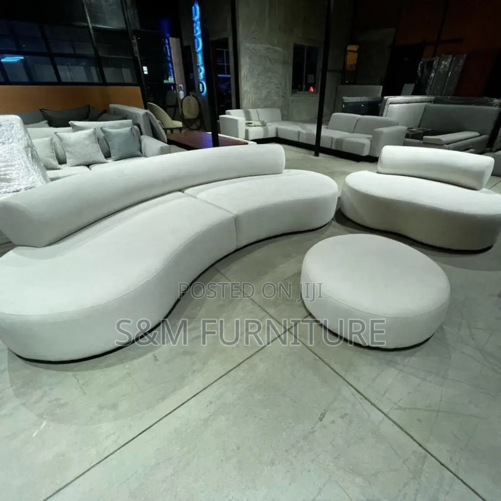Oval Stylish Sofa Set