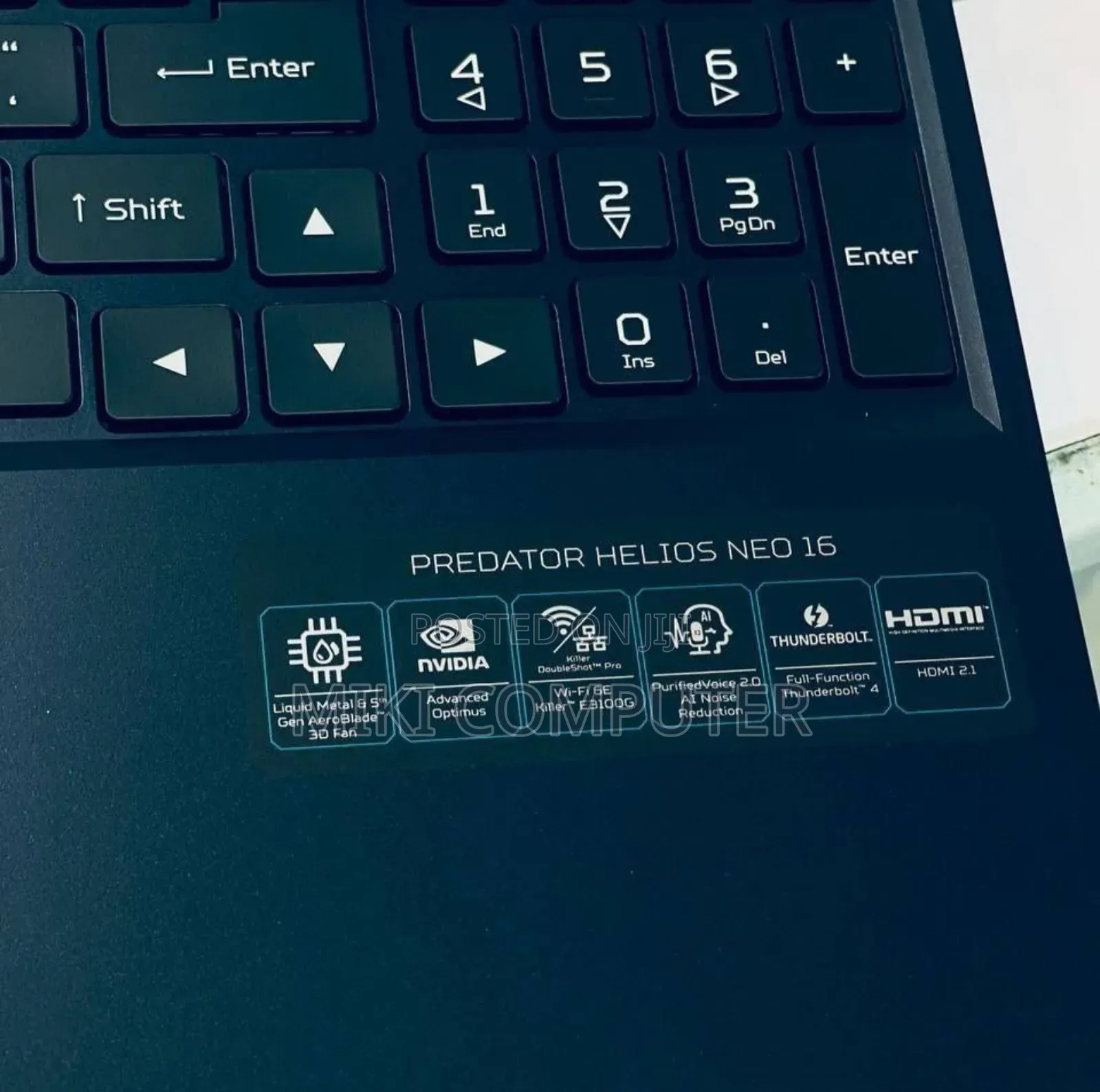 New Laptop Acer Predator Helios Neo 16 16GB Intel Core I9 SSD 1T