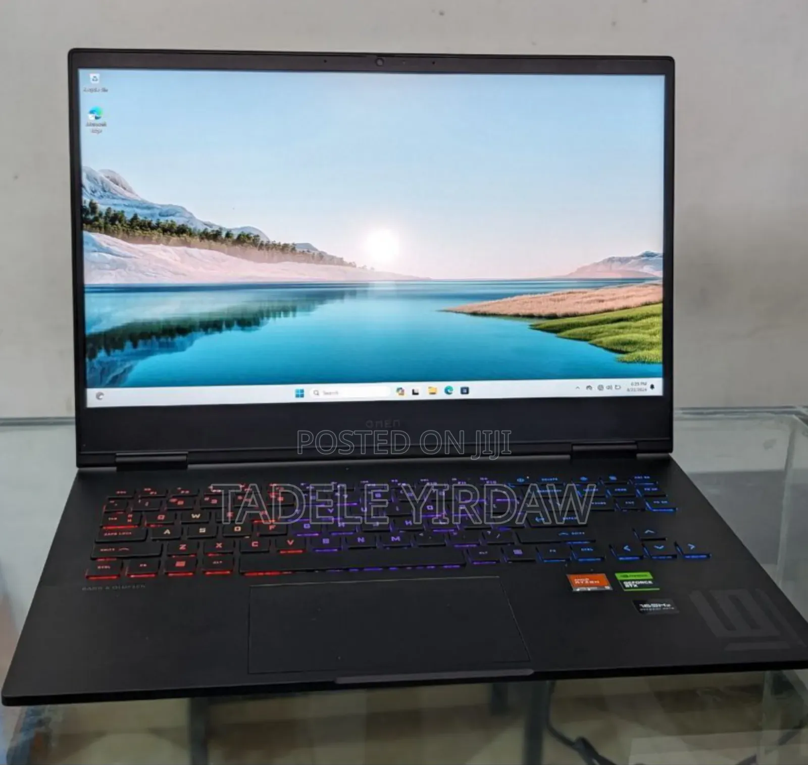 New Laptop HP Omen 15 16GB AMD Ryzen 9 SSD 512GB