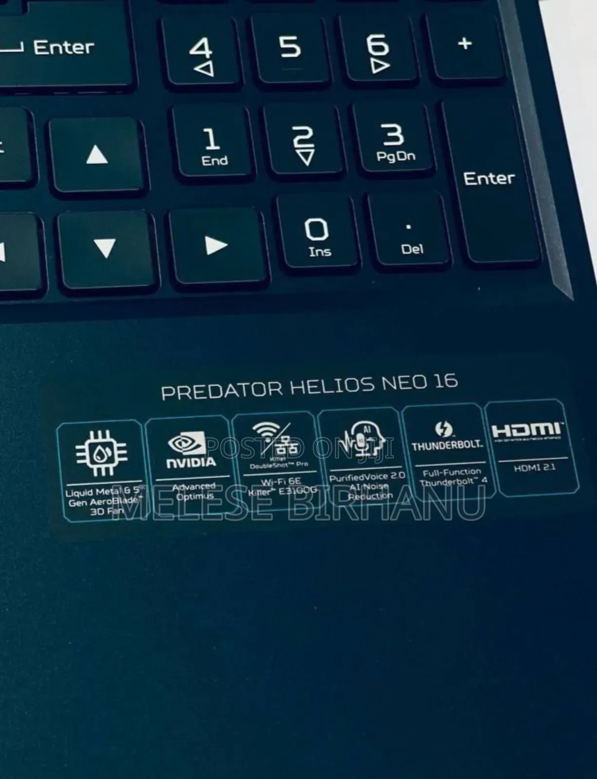 New Laptop Acer Predator Helios Neo 16 16GB Intel Core I9 SSD 1T