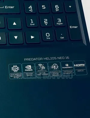 New Laptop Acer Predator Helios Neo 16 16GB Intel Core I9 SSD 1T