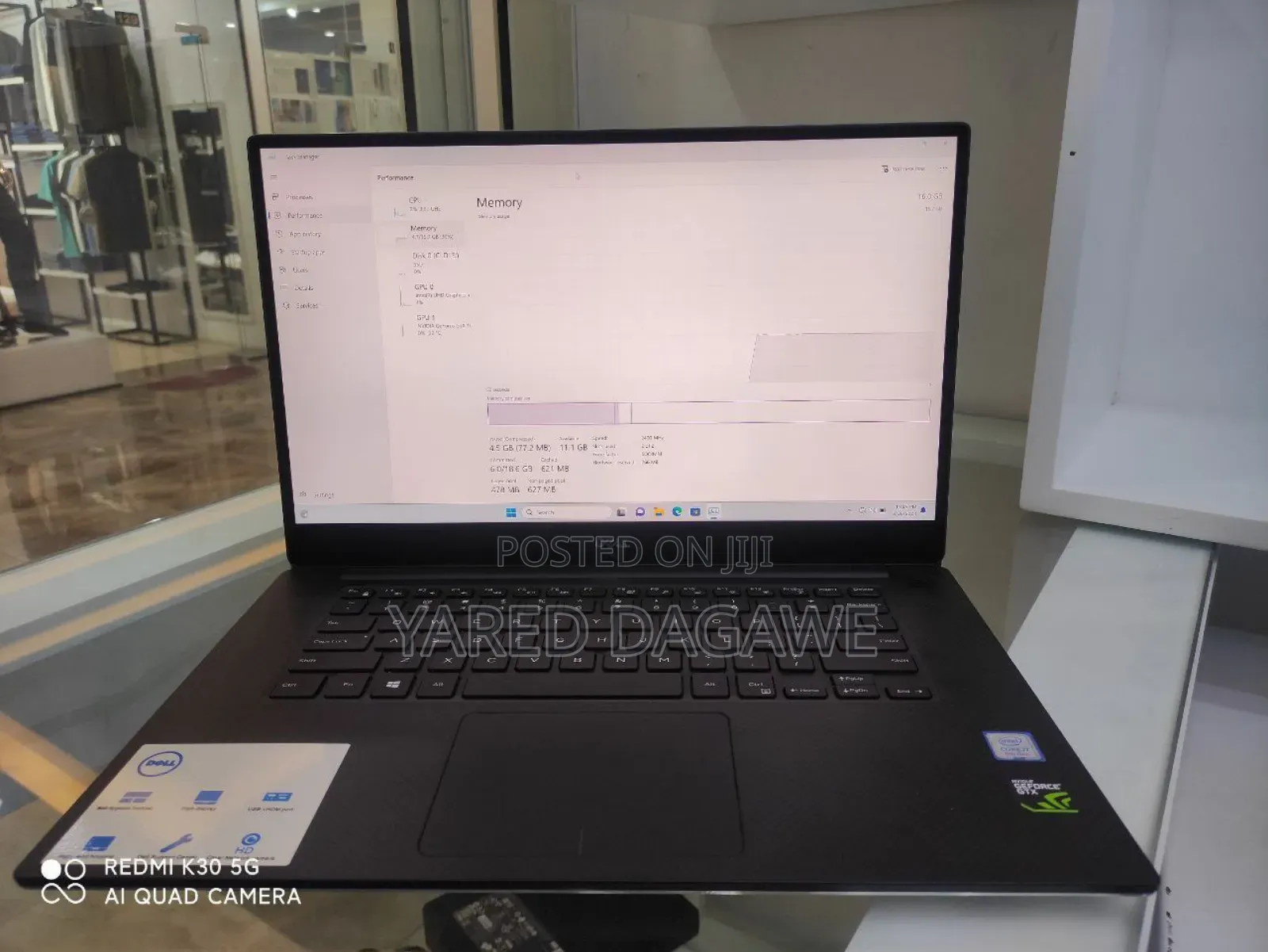 New Laptop Dell XPS 15 16GB Intel Core I7 SSD 512GB