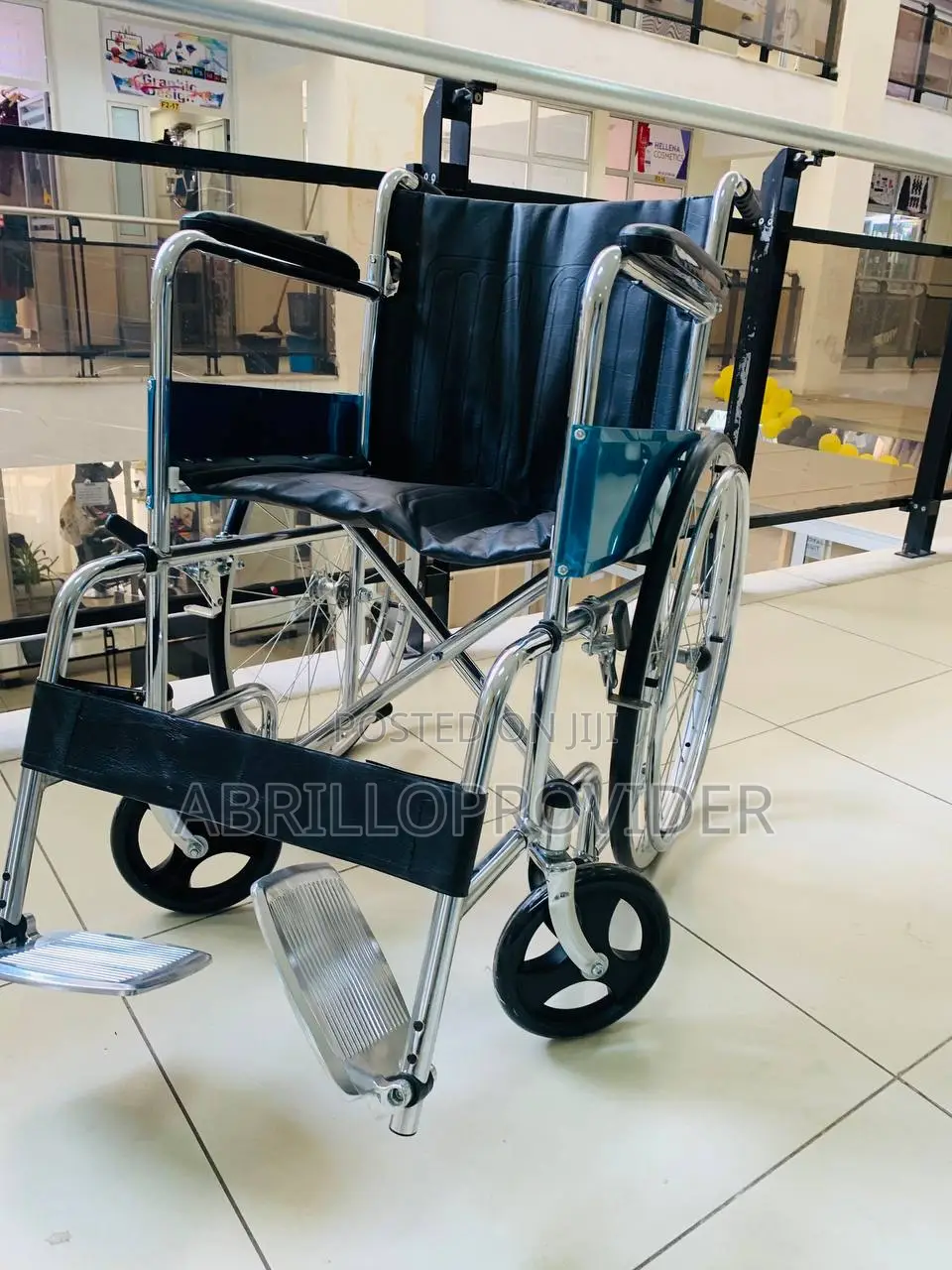 Swing Away Footrests, Travel Wheelchair With Double Brake
