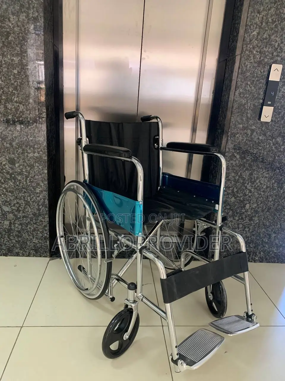 Wheelchair Aluminum Wheelchair Foldable Transport Wheelchai