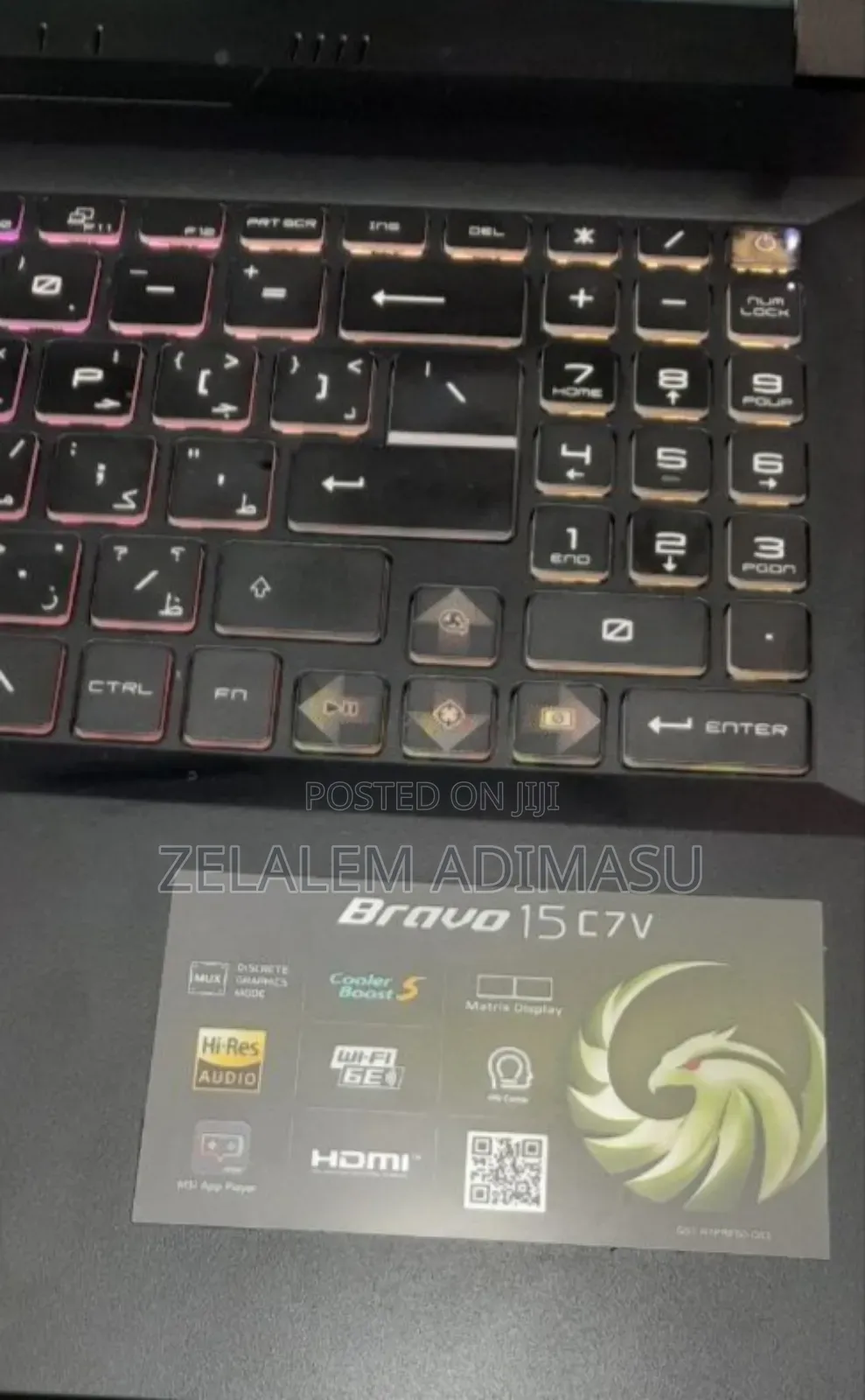 New Laptop MSI GP75 Leopard 16GB AMD Ryzen 7 SSD 512GB