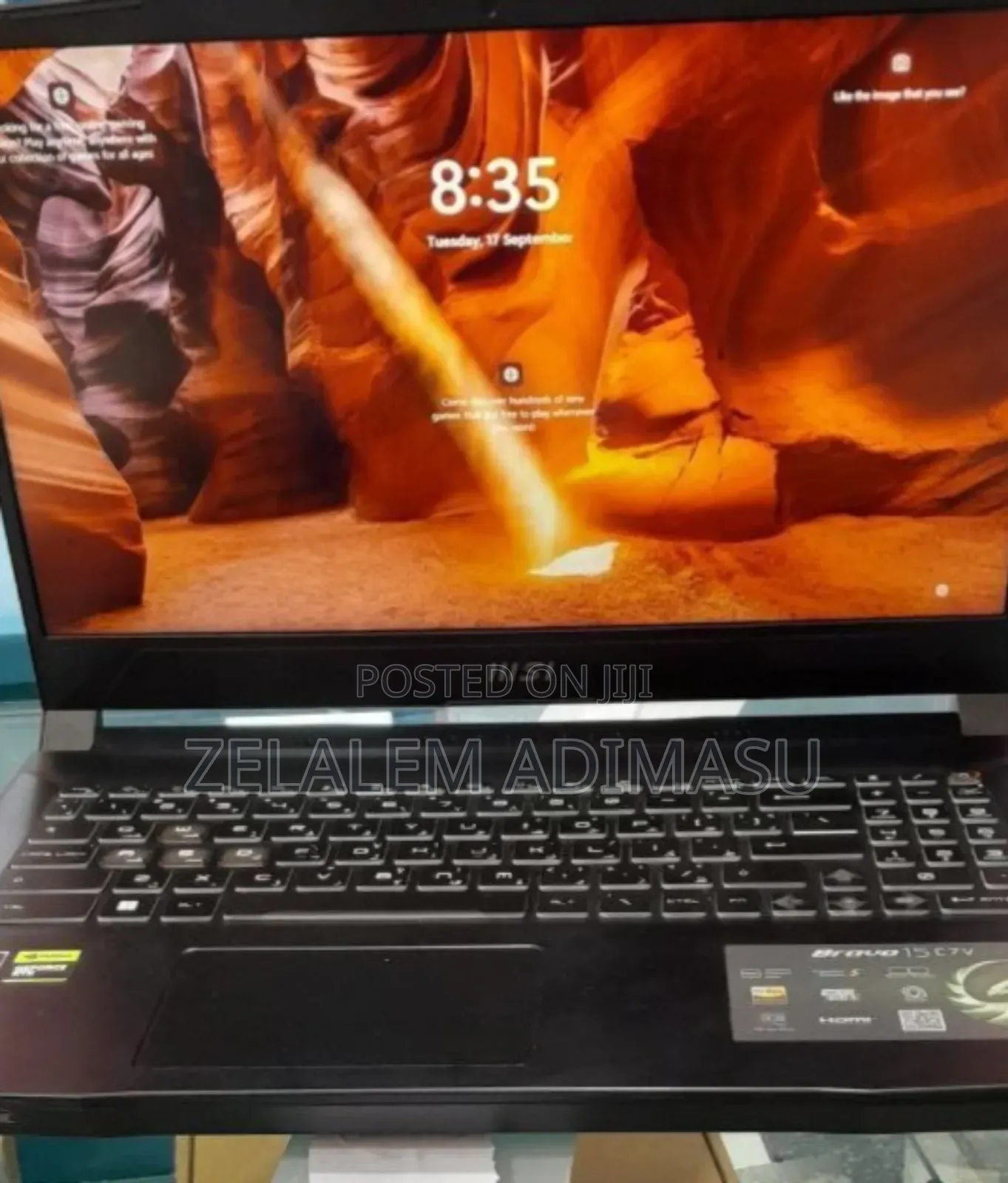 New Laptop MSI GP75 Leopard 16GB AMD Ryzen 7 SSD 512GB