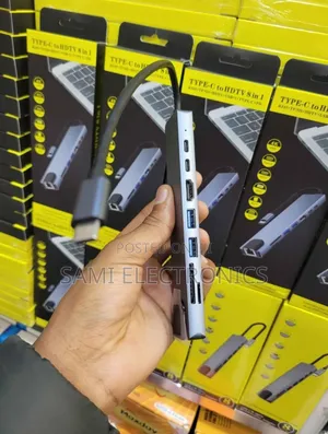 Photo - TYPE C to HDTV Convertor 8 in 1 Multi Convertor USB Hub