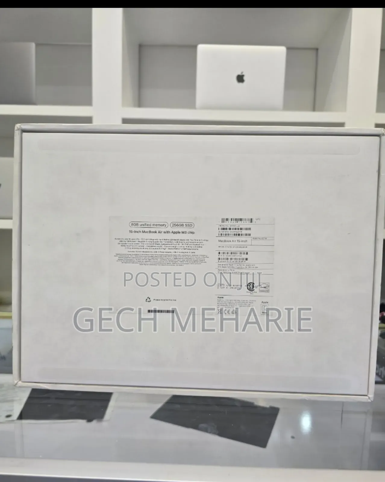 New Laptop Apple MacBook Pro 2023 M3 14-Inch 8GB Apple M3 SSD 256GB