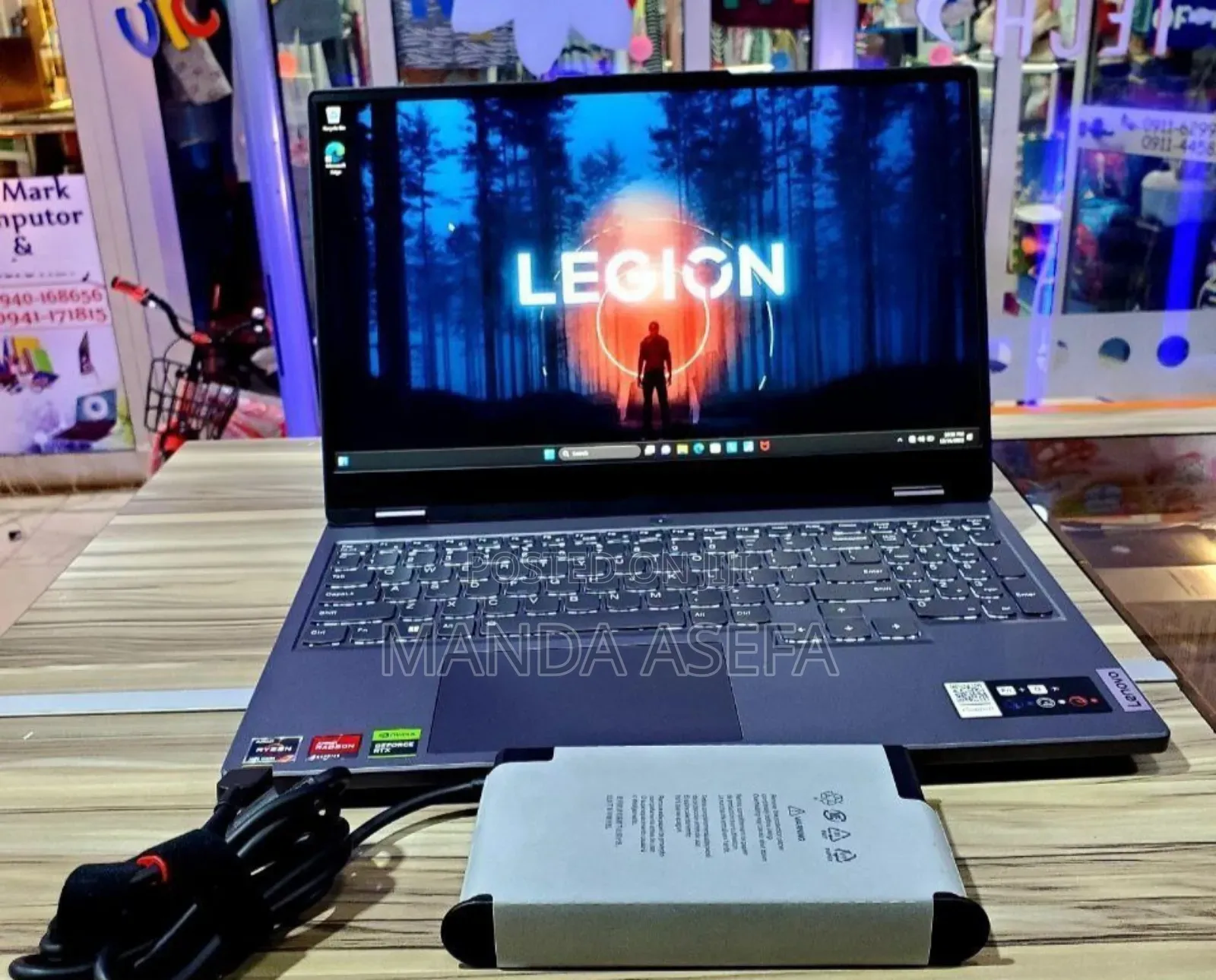 New Laptop Lenovo Legion 5 16GB AMD Ryzen 7 SSD 1T