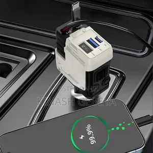 4in1 Car Fast Charger(የመኪና የስልክ ቻርጀር)