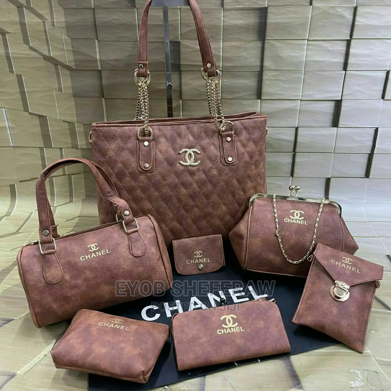 7 Pics Channel Bags in 1 Set