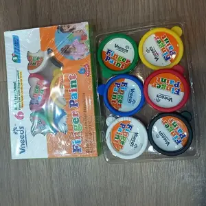 Six Color Kids Finger Paint