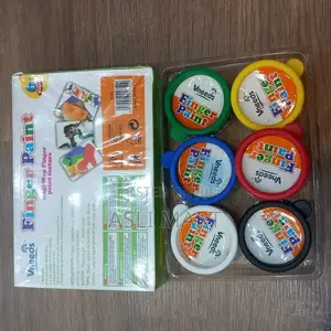 Six Color Kids Finger Paint