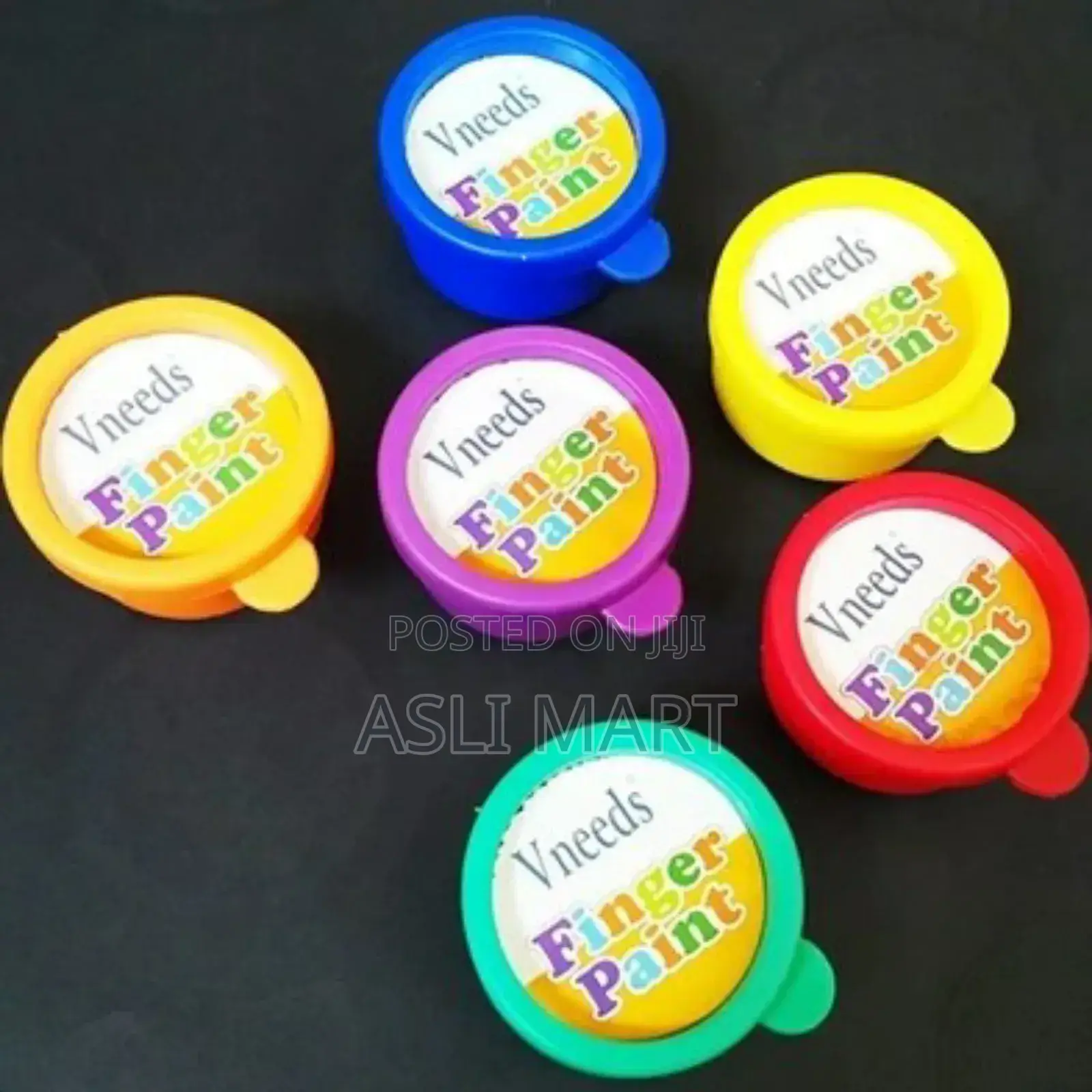 Six Color Kids Finger Paint