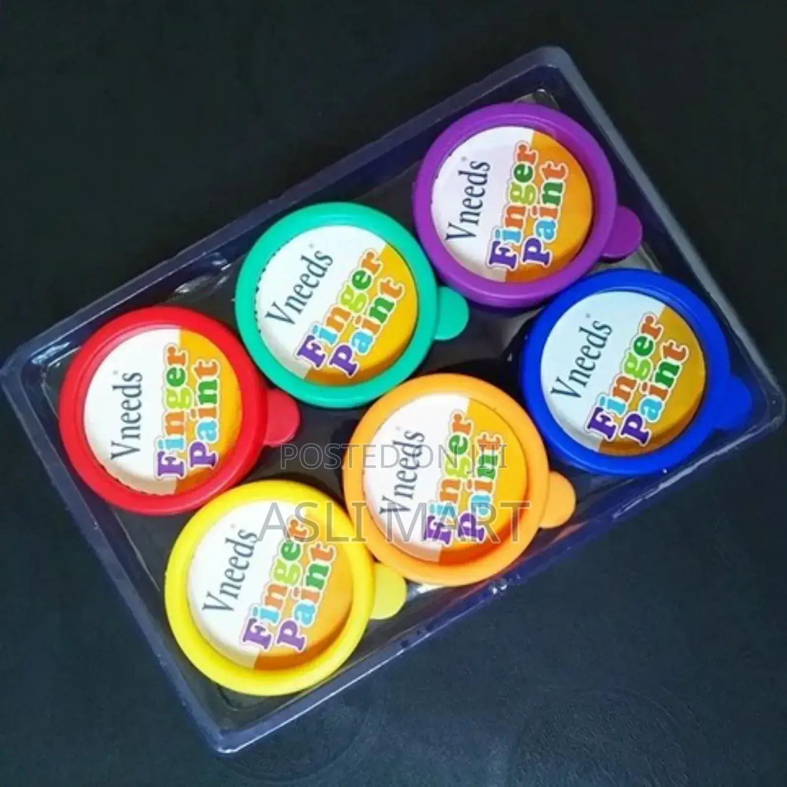 Six Color Kids Finger Paint